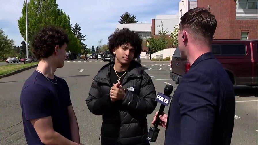 Students react to stabbing incident at Washington state high school