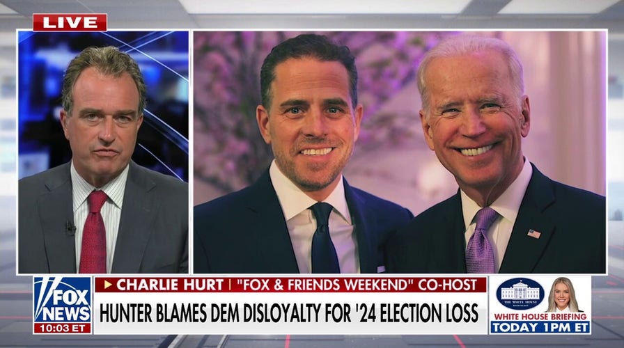 Hunter Biden blames Democratic Party’s disloyalty for 2024 election loss