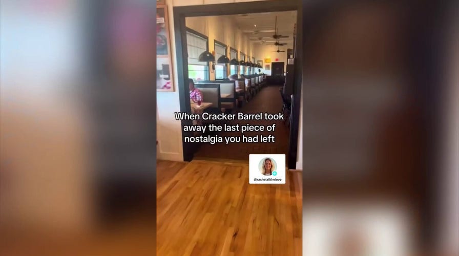 Cracker Barrel customer shows off restaurant's new look in viral video
