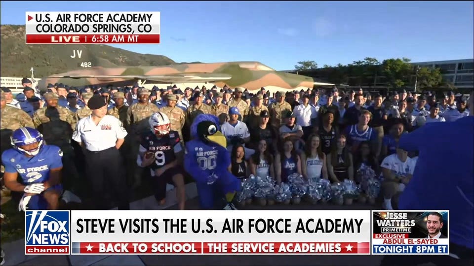 Steve Doocy explores the US Air Force Academy's elite military training