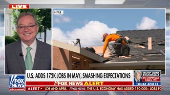 May jobs report exceeding expectations