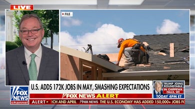 May jobs report exceeding expectations