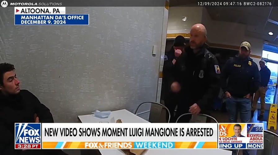 New video captures moment Luigi Mangione is arrested