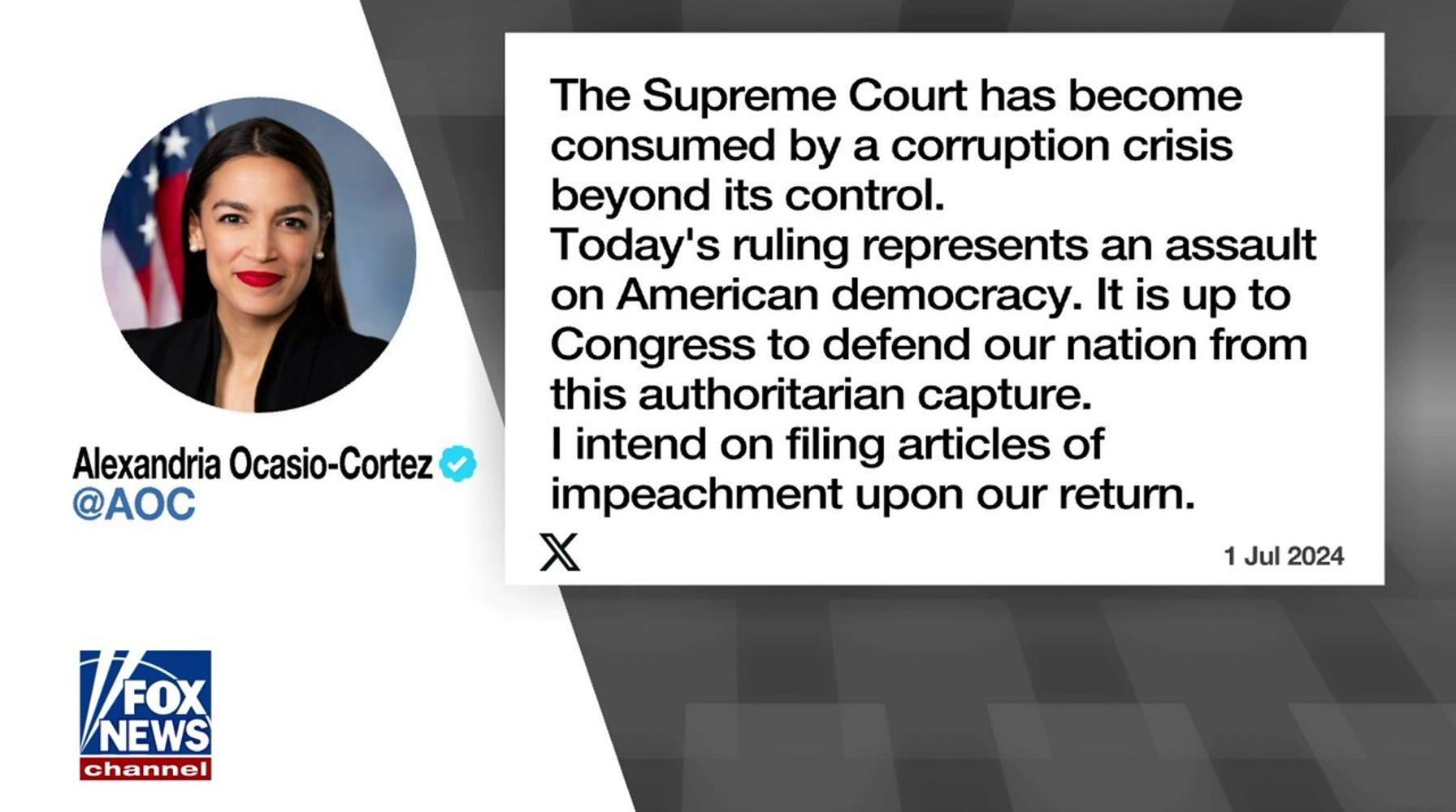 AOC's Impeachment Threat: A Deeper Dive into the Supreme Court Immunity Ruling