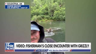 Fisherman recounts terrifyingly close encounter with grizzly bear in Alaska