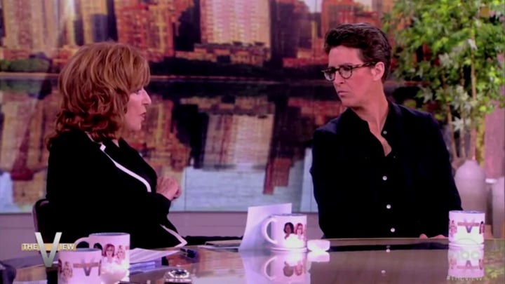Joy Behar worries Trump could take 'The View,' and MSNBC's Rachel Maddow's show off air