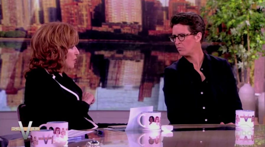 Joy Behar worries Trump could take 'The View,' and MSNBC's Rachel Maddow's show off air