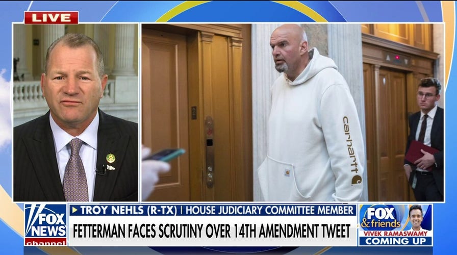 Sen. John Fetterman ripped over 14th Amendment tweet 