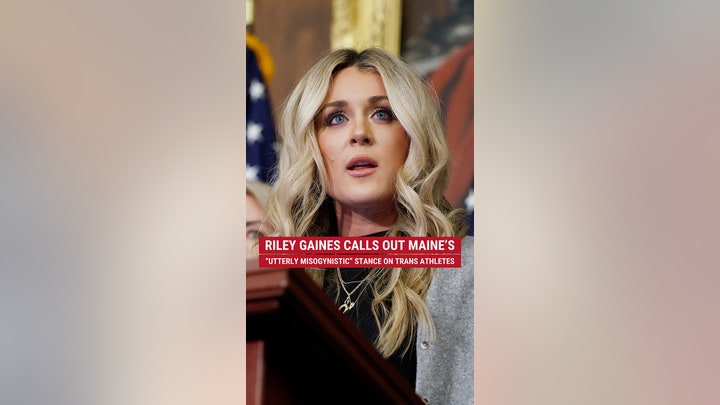 Riley Gaines calls out Maine's "utterly misogynistic" stance on trans athlete
