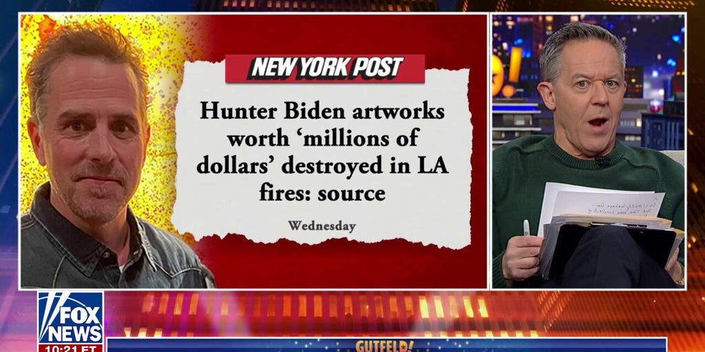 ‘Gutfeld!’ reacts to Hunter Biden's art reportedly being destroyed in LA fires