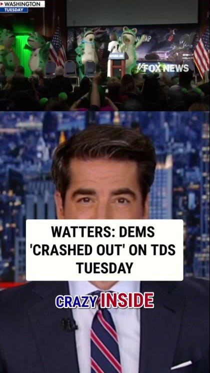Watters: Dems 'crashed out' on TDS Tuesday