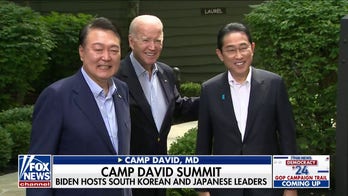  President Biden meets with key allies at Camp David