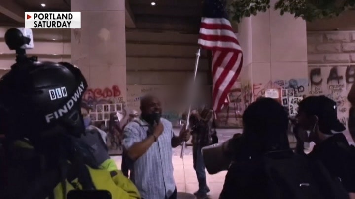 Retired Marine who carried American flag through Portland protests says ‘terrorists’ have taken over his city