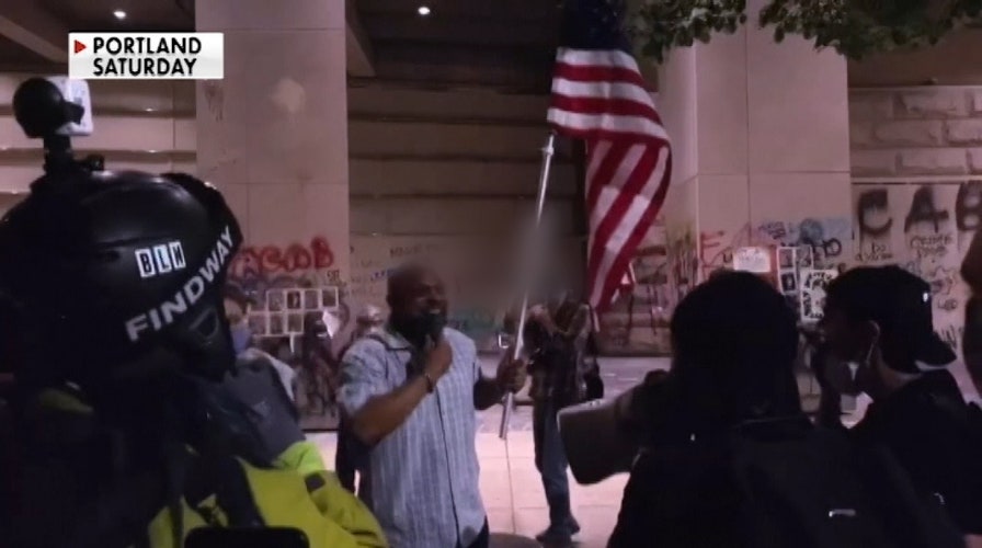 Retired Marine who carried American flag through Portland protests says ‘terrorists’ have taken over his city