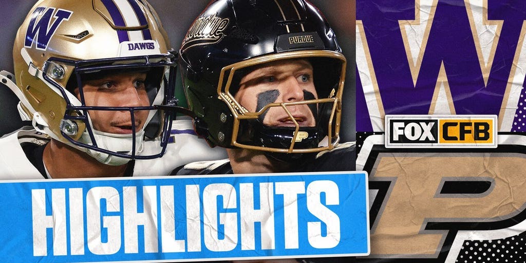 Washington Huskies vs Purdue Boilermakers Highlights 🏈 FOX College Football
