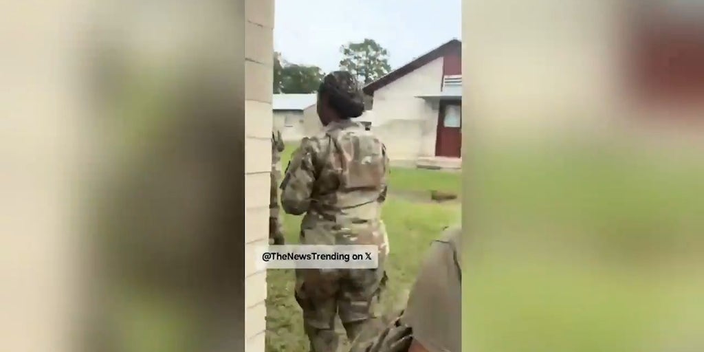 Video captures moment soldiers rush out of building during Fort Stewart shooting