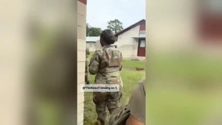 Video captures moment soldiers rush out of building during Fort Stewart shooting