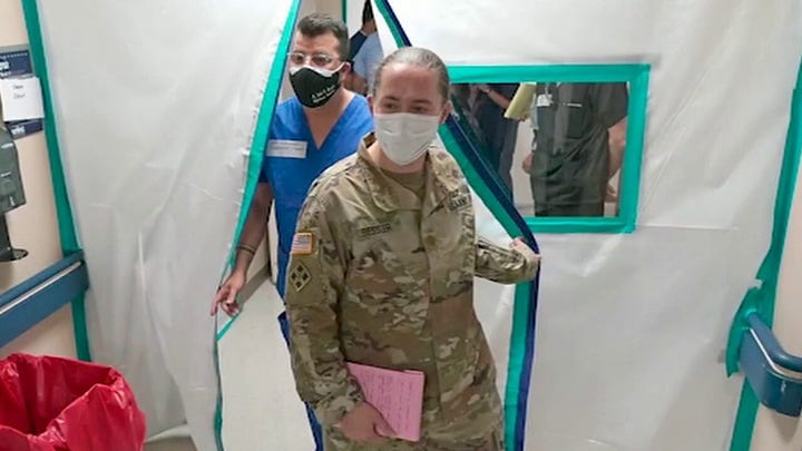 US Army nurses and doctors sent to Texas to help with COVID-19 spike