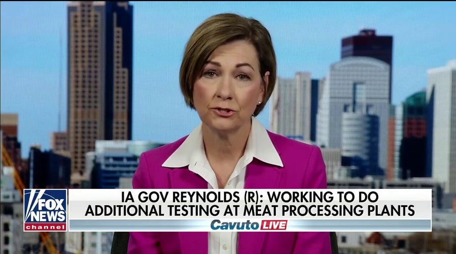 IA Gov. Reynolds on reopening her state, testing at meat processing plants