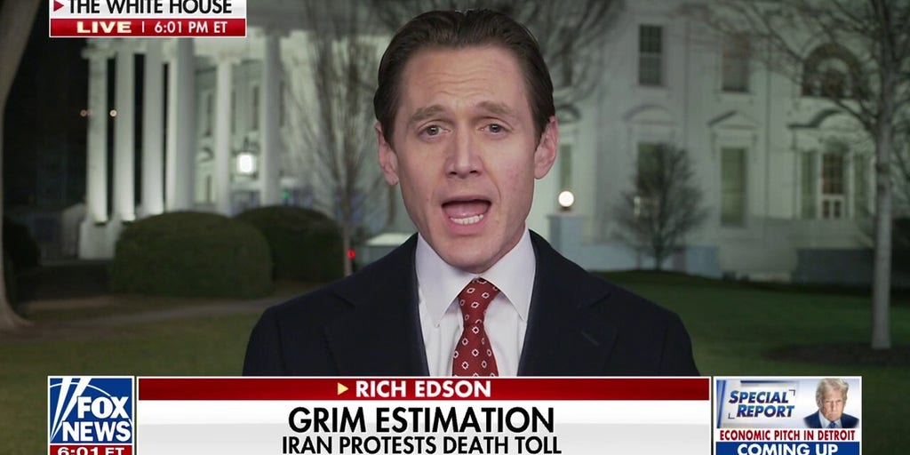 President Trump reviews options as Iran protests deaths mount