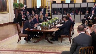 Trump heard speaking to Macron about 'crazy' Putin peace deal theory