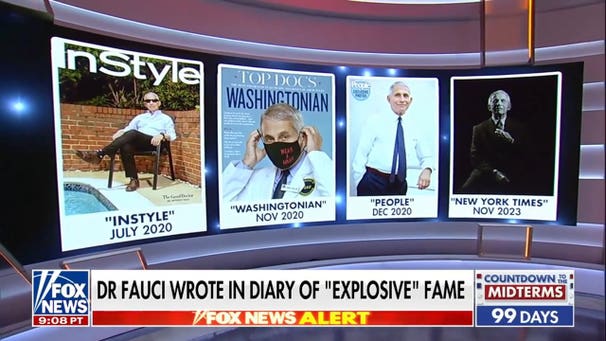 Fauci’s private COVID diaries expose obsession with fame, lockdowns