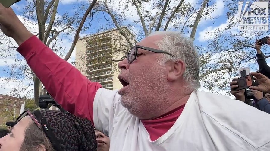 Protester disrupts Zohran Mamdani's canvass launch in Queens