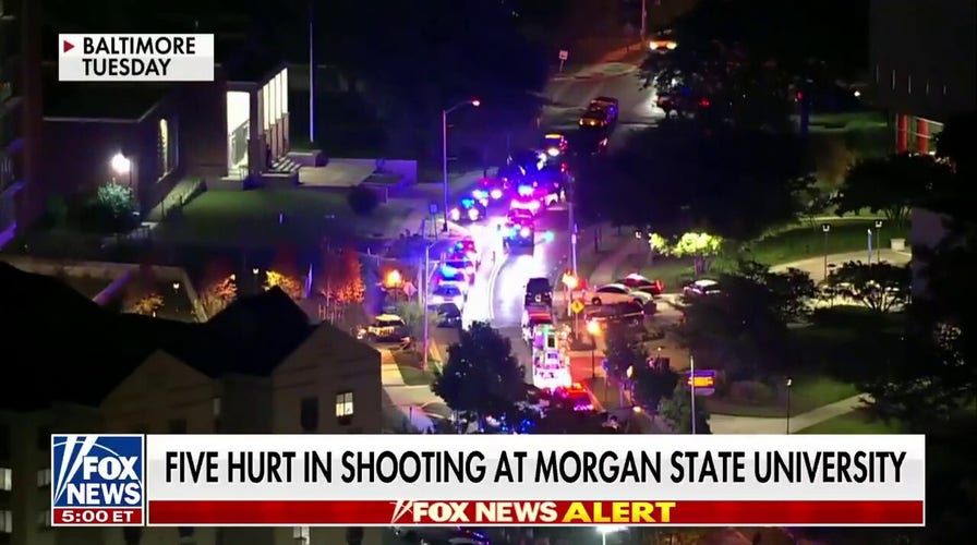 Morgan State University shooting leaves 5 injured, suspect at large