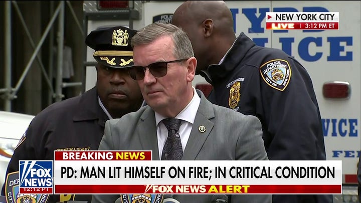 Man who set himself on fire near Trump trial identified