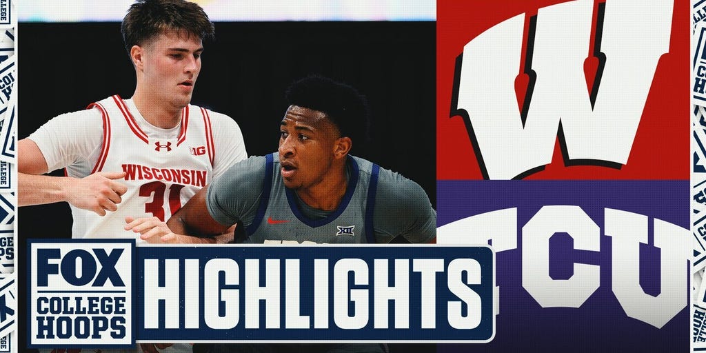 Wisconsin Badgers vs. TCU Horned Frogs Highlights | FOX College Hoops