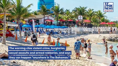 Americans urged to use caution in Bahamas amid crime, boating dangers and assaults