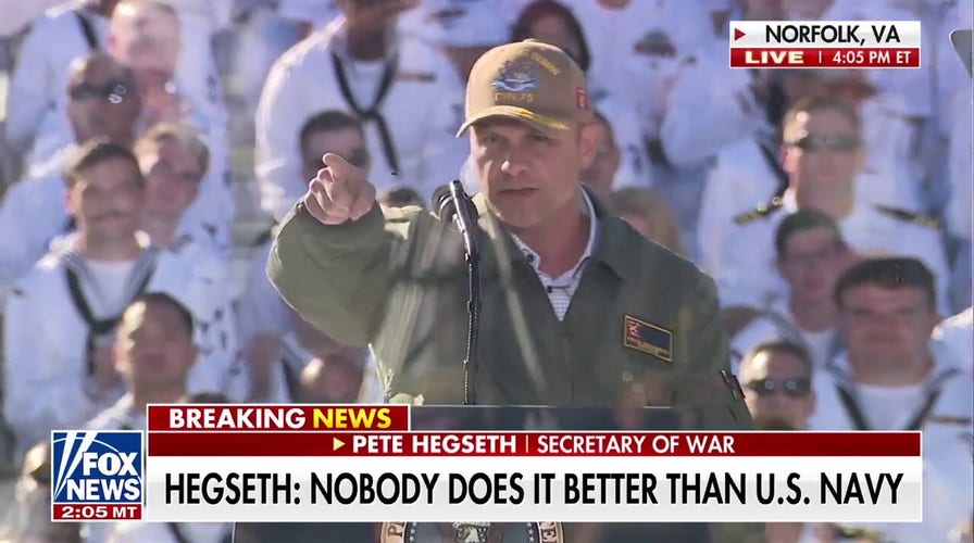 Pete Hegseth honors Navy during star-studded celebration