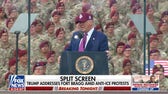 President Trump celebrates the US Army's 250th birthday, addresses anti-ICE riots