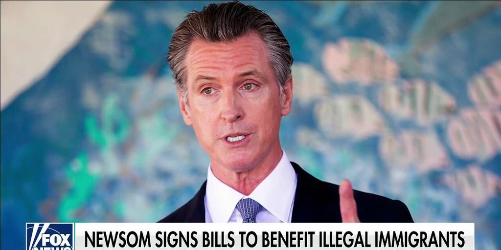 Gov. Gavin Newsom Signs String Of Bills To Benefit Illegal Aliens | Fox ...