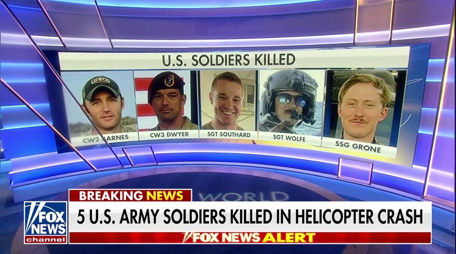 'Best of the best': Remembering five US soldiers killed in helicopter crash
