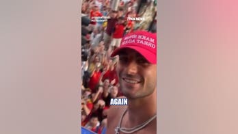 World Cup winner celebrates with Trump-inspired hat