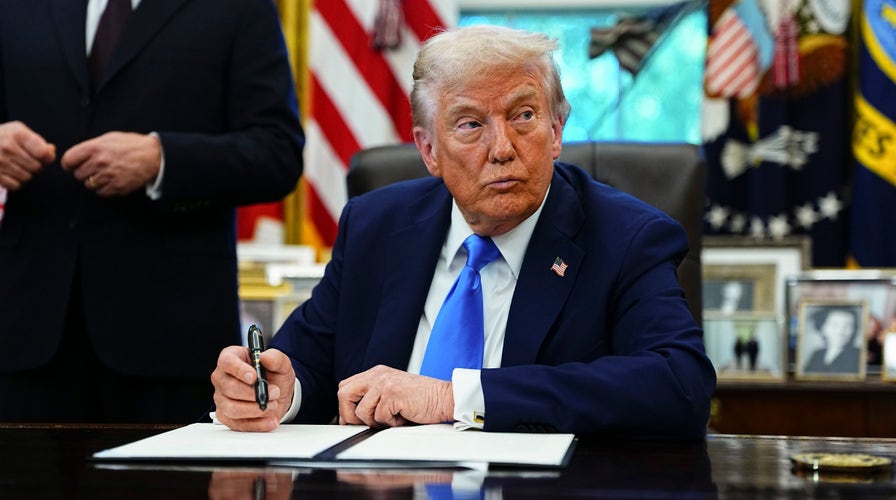 WATCH LIVE: President Trump signs Executive Orders in the Oval Office