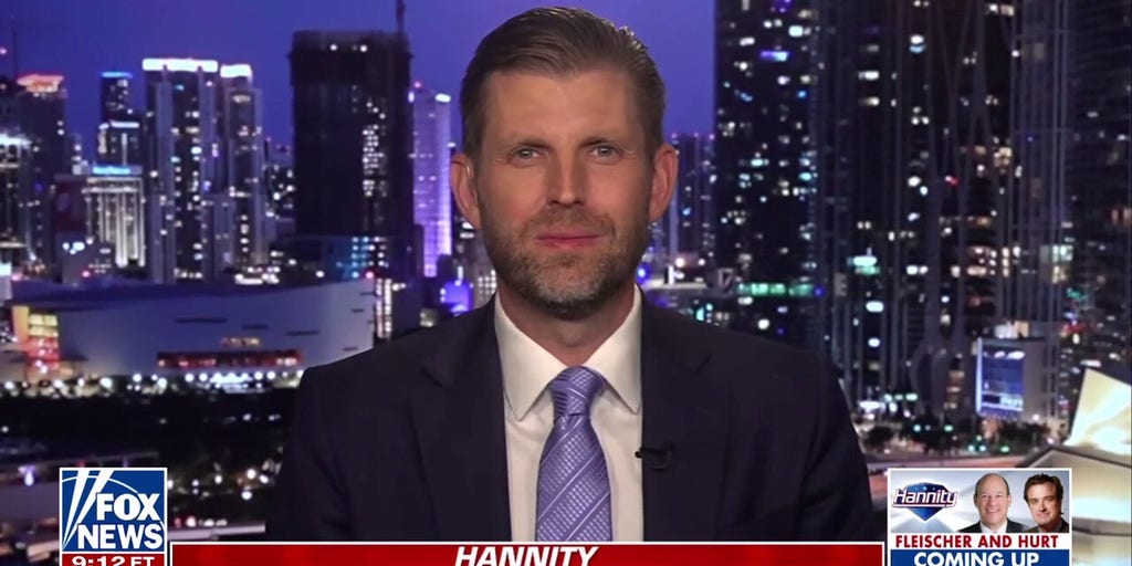Eric Trump says people are seeing how ‘effective’ his father’s leadership is