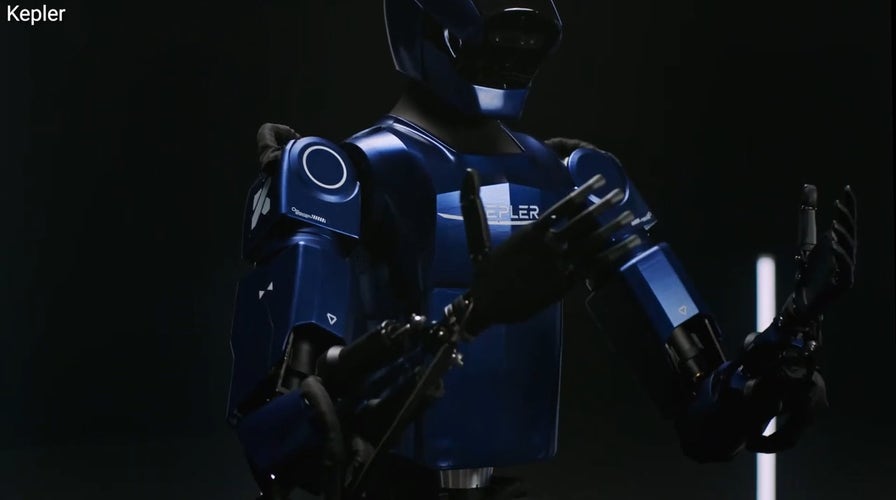 New Chinese humanoid robot shows off its strength by lifting 35 pounds per hand