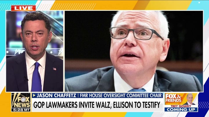 Jason Chaffetz: Gov Walz, Minnesota AG need to explain alleged fraud scandal to Americans.