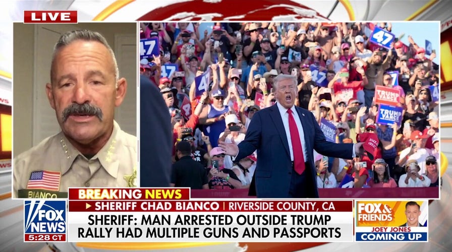 California sheriff on why man arrested outside Trump's Coachella rally was released: 'Fact of life'