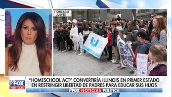 Protesta contra el proyecto de ley de educación en casa en Illinois