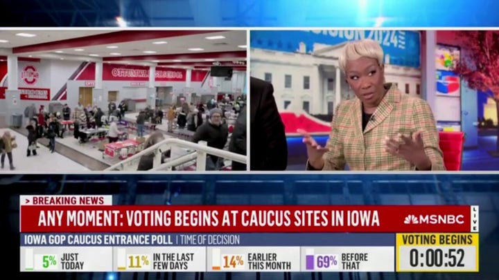 Joy Reid says White Christian Iowans support Trump because they think he will take the country back for them