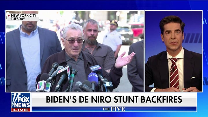 Trump ‘pops off’ on Biden campaign's De Niro stunt: Watters