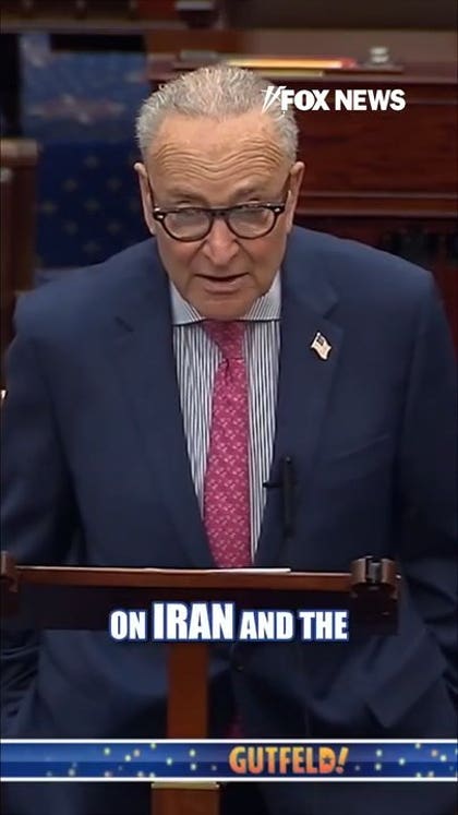 Schumer appears to break wind on Senate floor