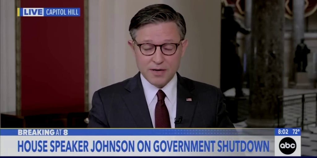 Speaker Johnson and ABC’s Stephanopoulos clash over government shutdown, illegal immigrants getting health care