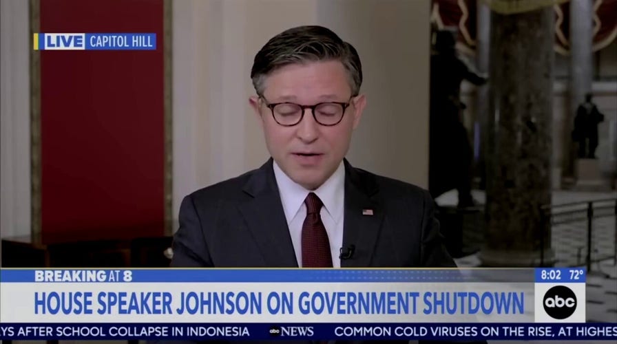 Speaker Johnson and ABC’s Stephanopoulos clash over government shutdown, illegal immigrants getting health care