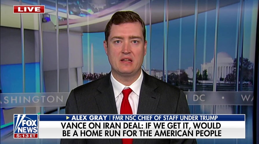 Alex Gray: Iranian regime would be 'foolish' to think US force is off the table