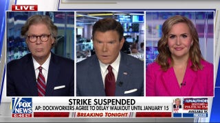 Democrats are 'breathing a sigh of relief' after port strike suspended until Jan 15: Julia Manchester - Fox News
