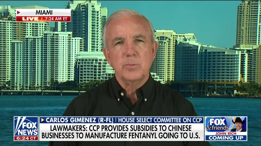 China is guilty of murder over their role in US fentanyl crisis: Rep. Carlos Gimenez
